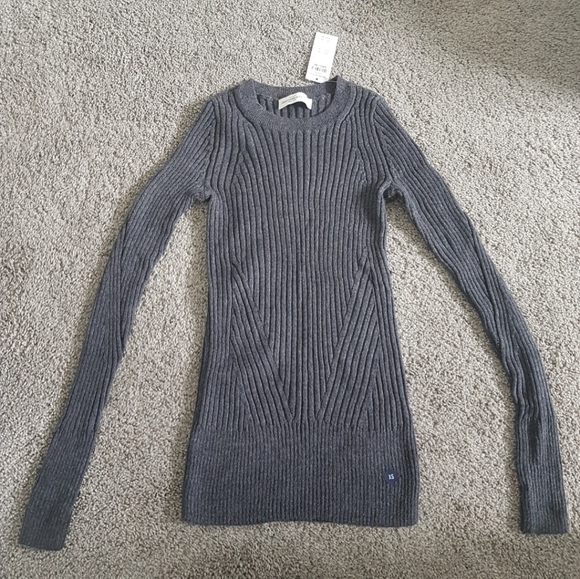 Abercrombie & Fitch Sweaters - A&F waist slimming sweater (grey)